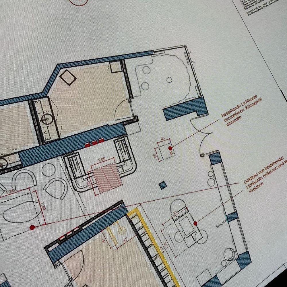 Grundriss des neuen Instituts BABOR by Jostock